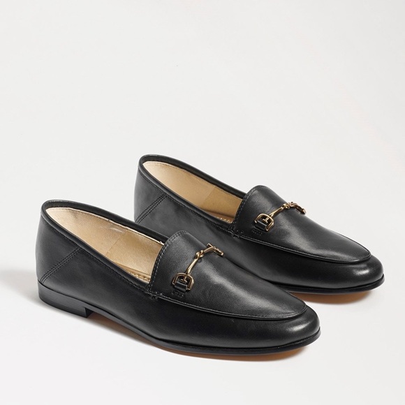Sam Edelman Loraine Bit Black Leather Loafers - Picture 1 of 12